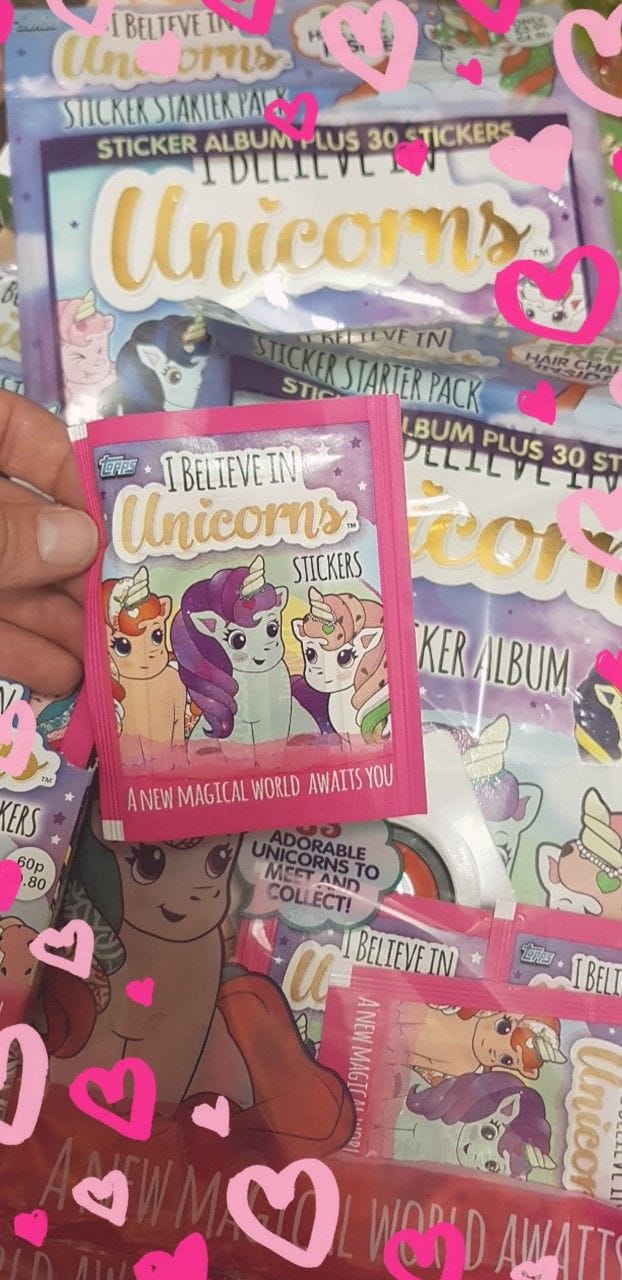 I Believe in Unicorns sticker albums in stock