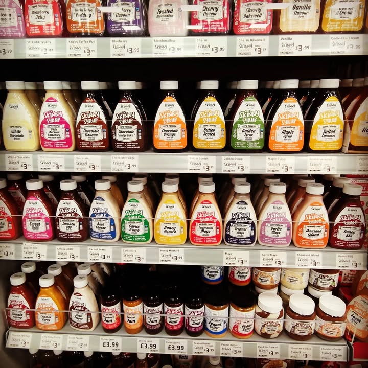New Skinny Food sauces and spreads in stock