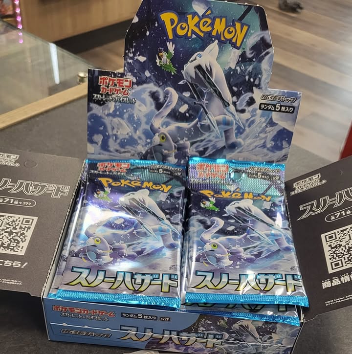 Pokémon Snow Hazard Japanese boosters just arrived