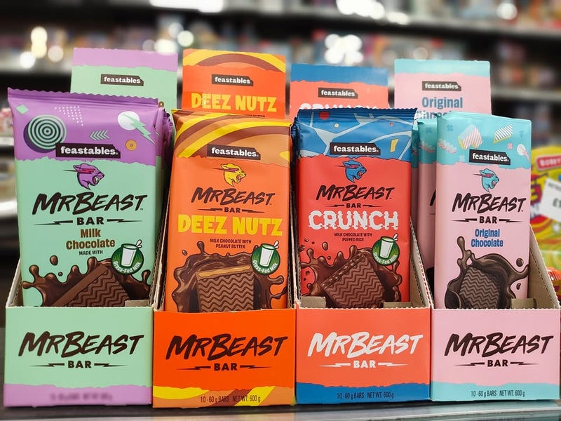 MrBeast Feastables Chocolate Bars are here
