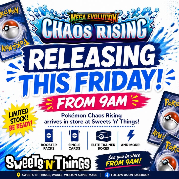 Pokémon Chaos Rising lands Friday at 9am
