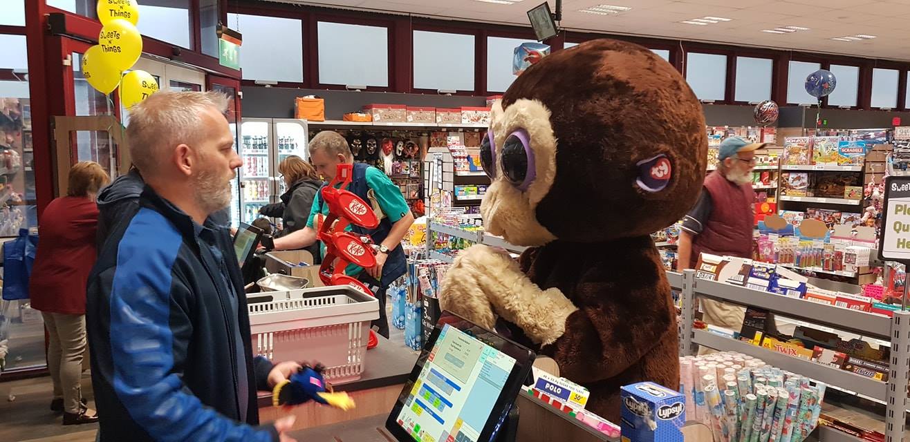 Coco the monkey's final visit is tomorrow