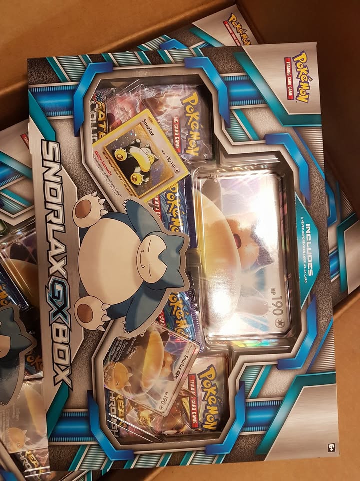 New Pokémon Snorlax GX Box Set in stock