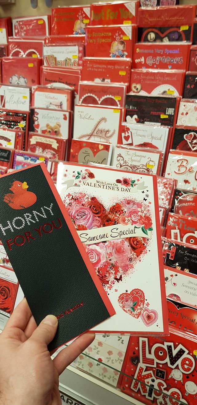 Valentine's Day cards and gifts are here