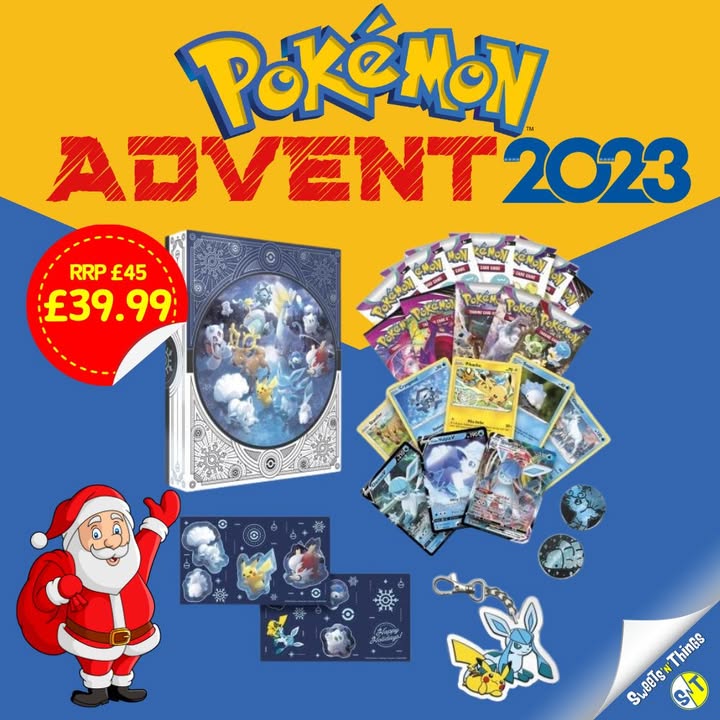 Pokémon TCG Holiday Calendar in stock now