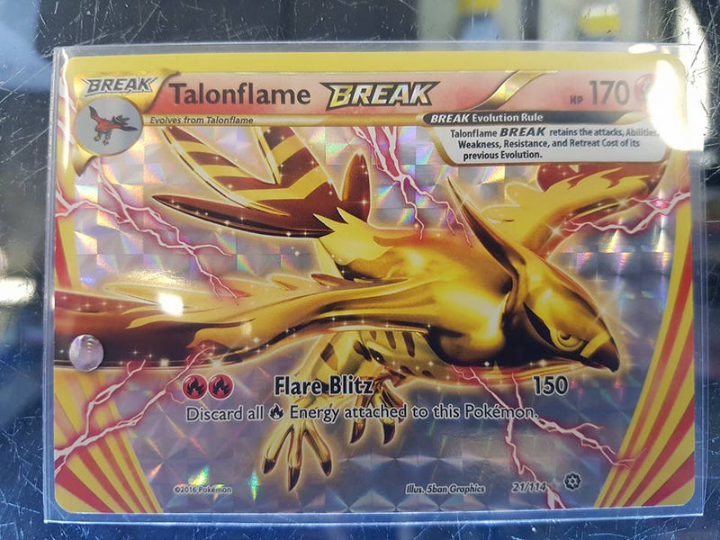 Shiny Talonflame BREAK card in stock