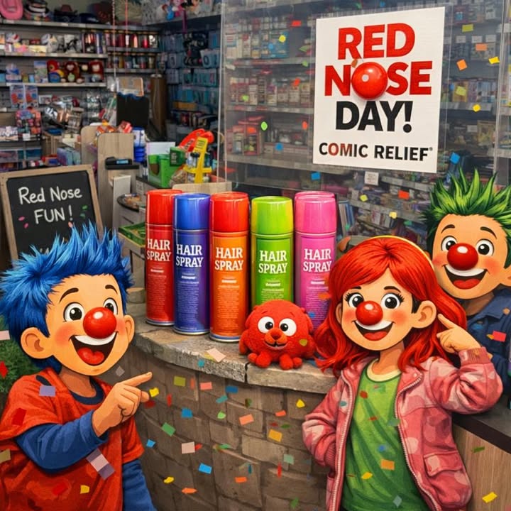 Red Nose Day tomorrow — go bright and bold!