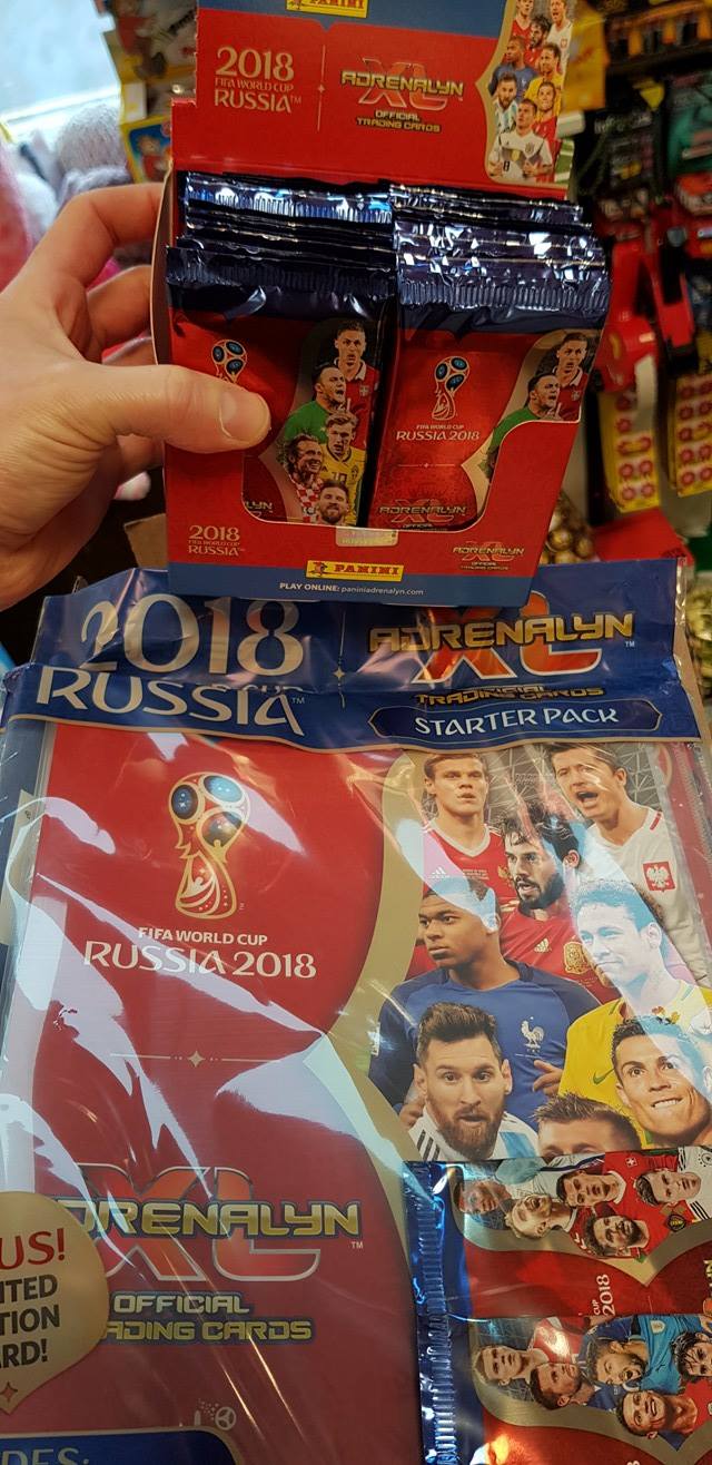 PJ Mask stickers and Russia 2018 World Cup cards