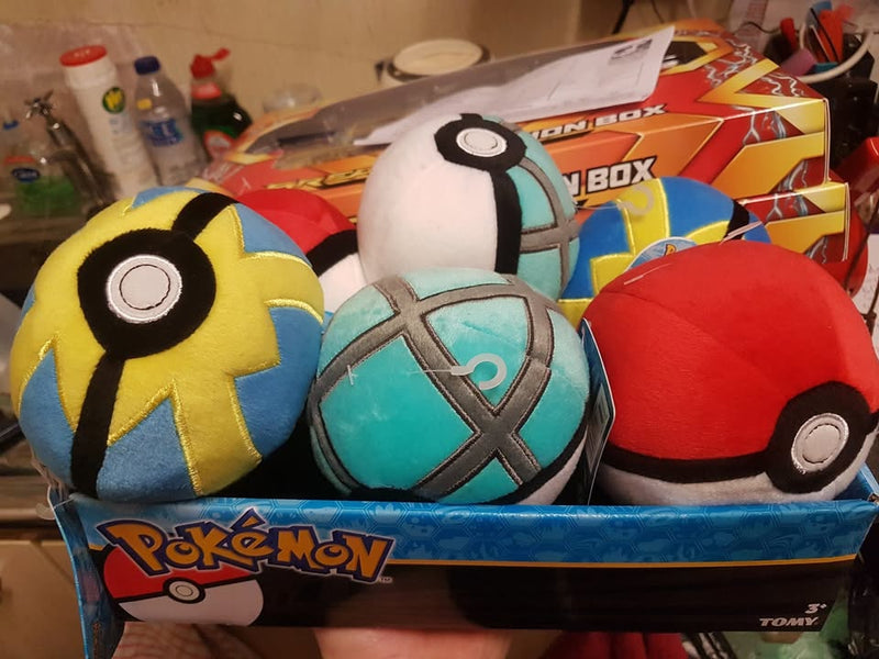 New Pokémon soft pokeballs and Evolutions box in stock