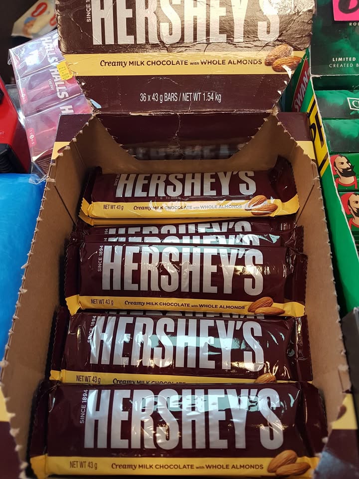 Hershey's chocolate bars – 3 for £1