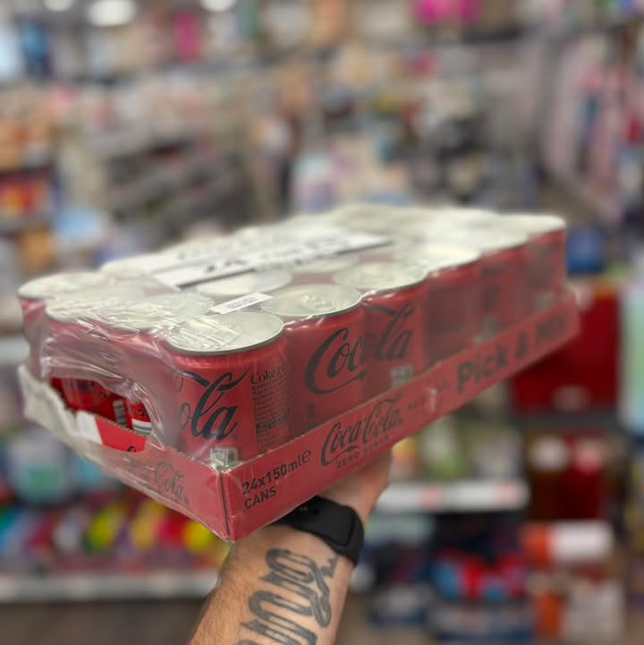 Mini Coke Zero cans are here — just £5 a tray
