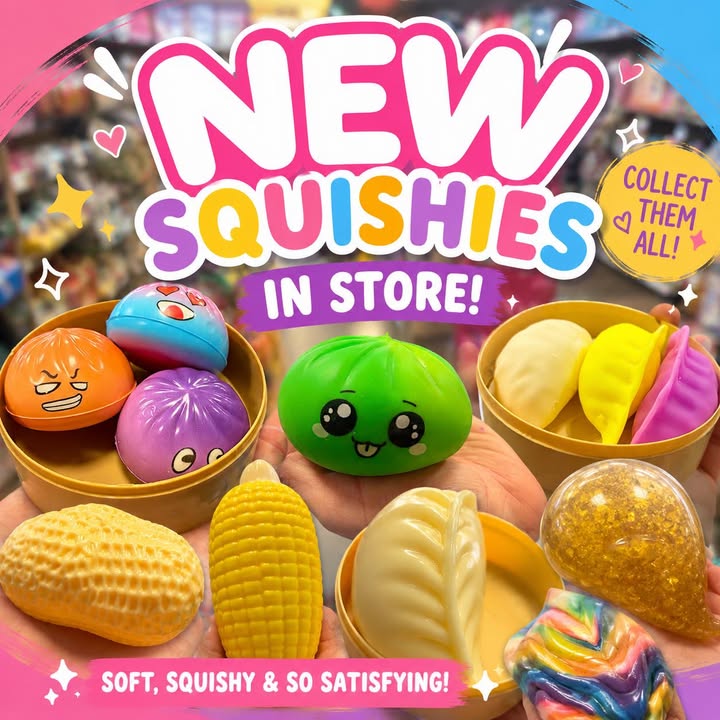 Brand-new squishies just arrived in store