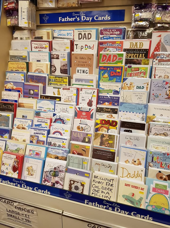 Father's Day gifts and cards are here