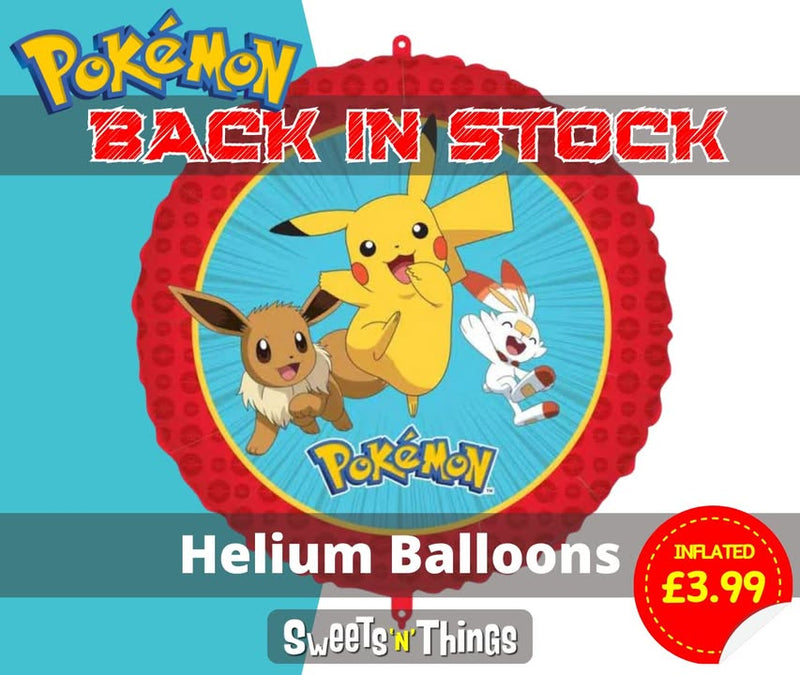 Pokémon helium balloons are back!