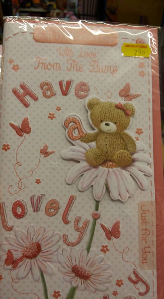 Mother's Day cards from the bump