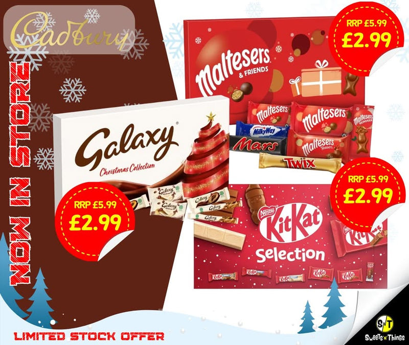 Christmas offers start tomorrow – loads arriving!