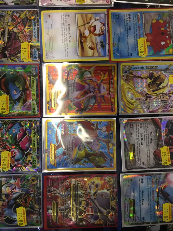 Pokémon rare and ultra rare cards in
