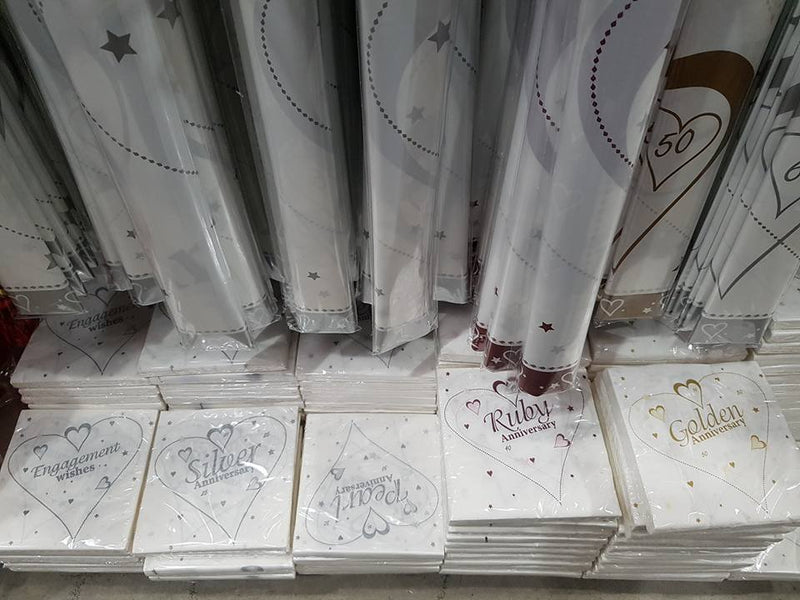 Anniversary Napkins Available to Order