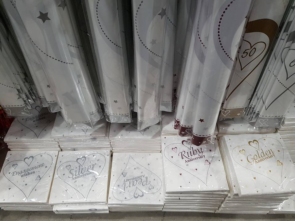 Anniversary Napkins Available to Order