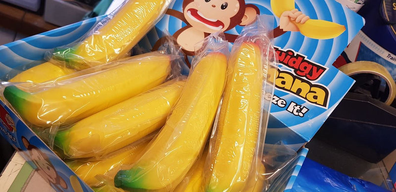 Squidgy banana toys are here!