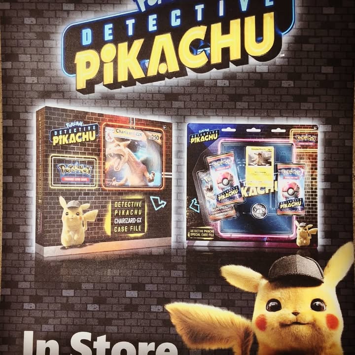 Detective Pikachu Pokémon stock just arrived!