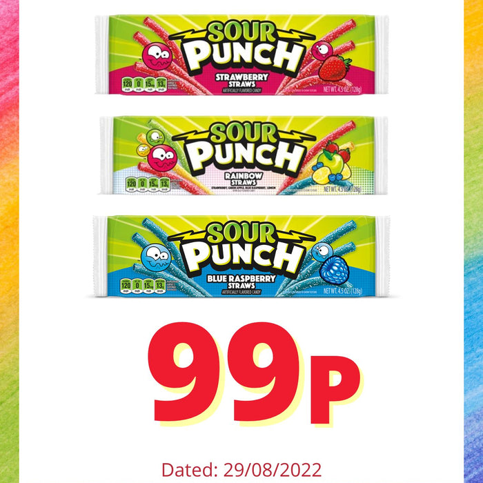 Sour Punch Straws Special 99p