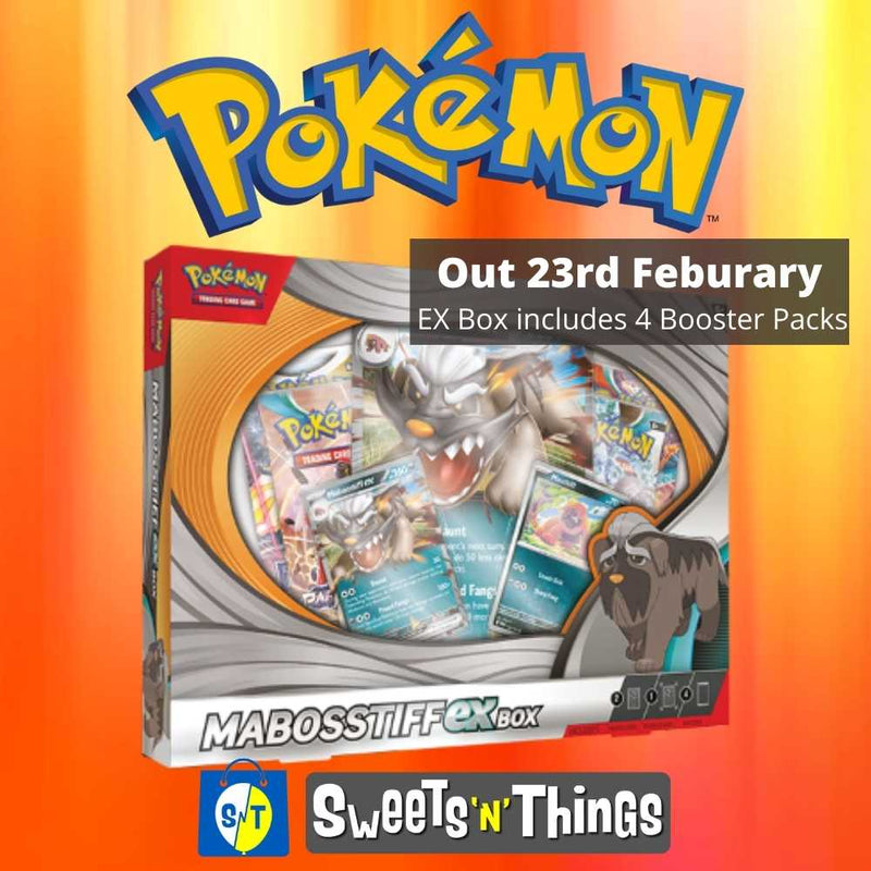 Pokémon TCG: Mabosstiff ex Box - Release Date: 23/02/2024