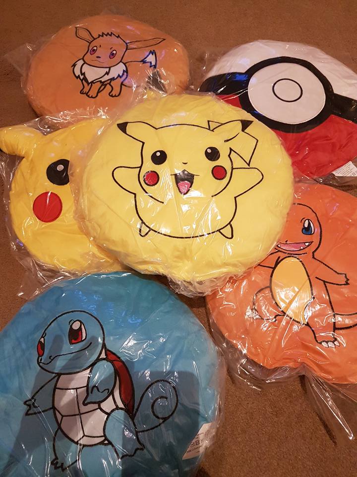 Pokemon cushions in stock — grab yours from midday tomorrow