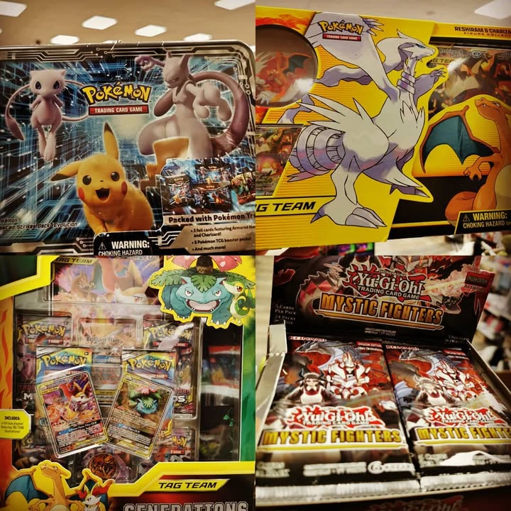 New Pokémon and Yu-Gi-Oh stock just in