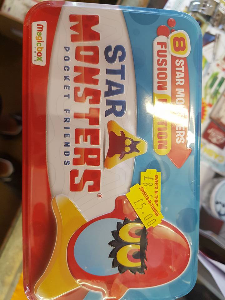Star Monsters tin — last few at £5.00