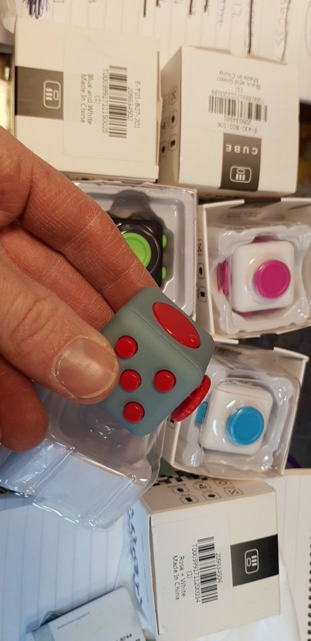 Fidget cubes are back in stock