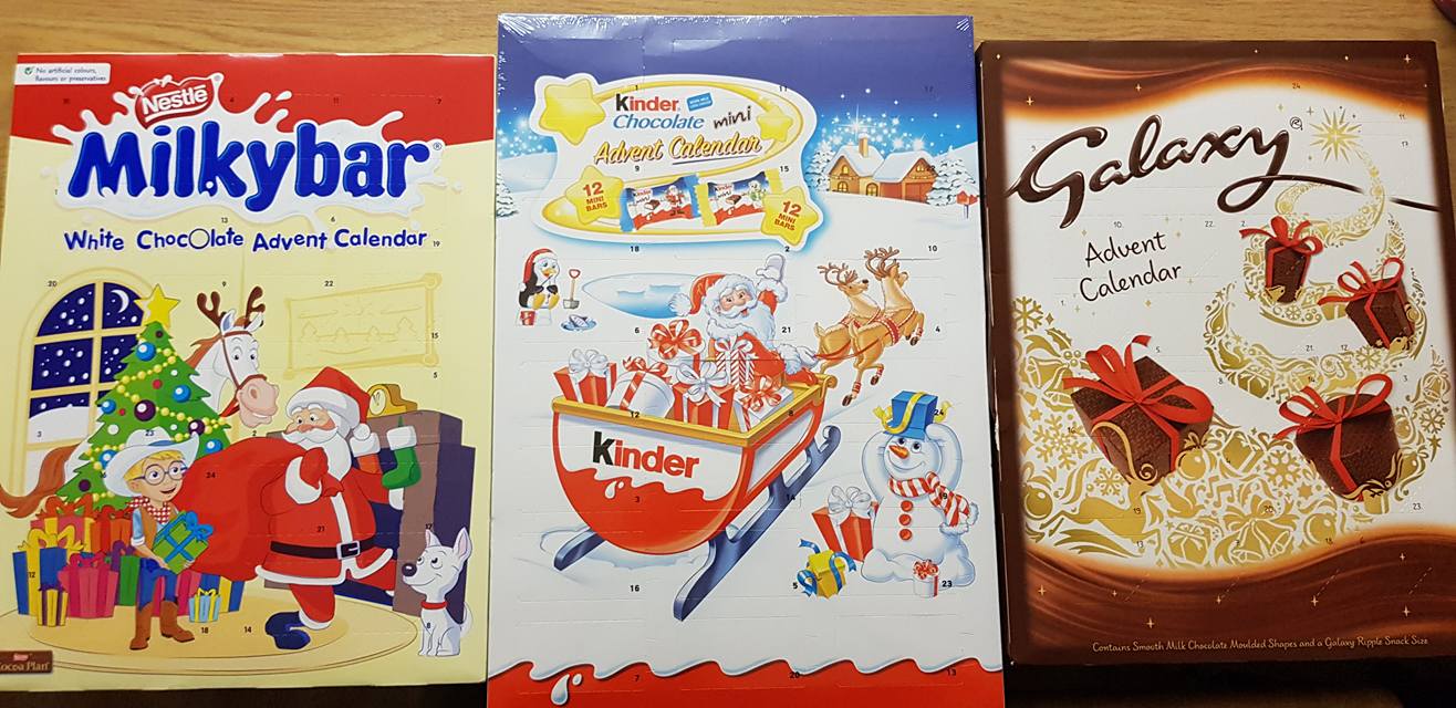 Christmas advent calendars and brilliant new putty