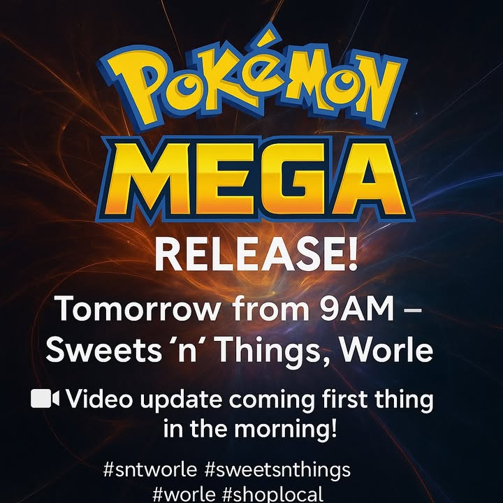 Pokémon Mega Evolution Release – Tomorrow 9AM