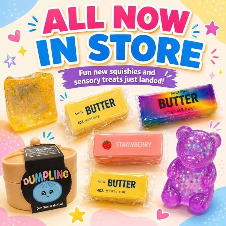 New squishies and sensory treats just in!