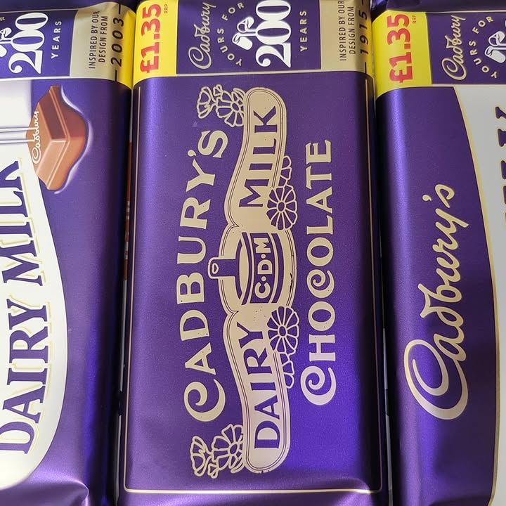 Cadbury's classic look is back in store