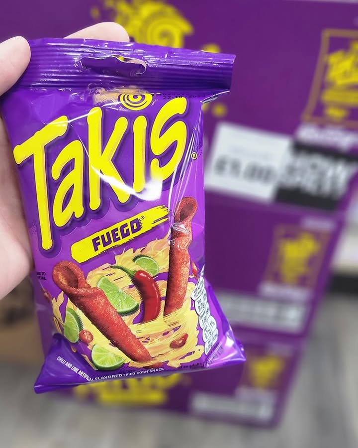 Takis Fuego just arrived — only £1.00