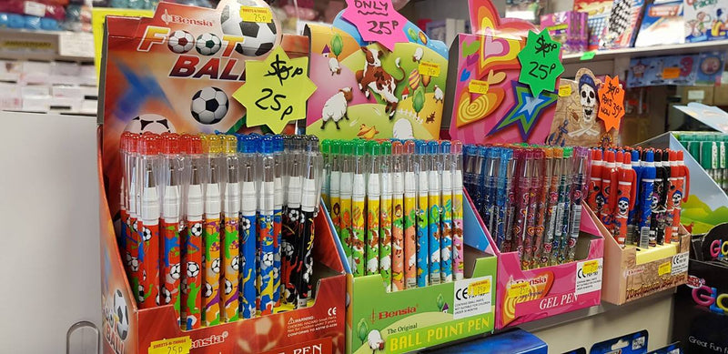 Pens and pencils now on offer from just 25p