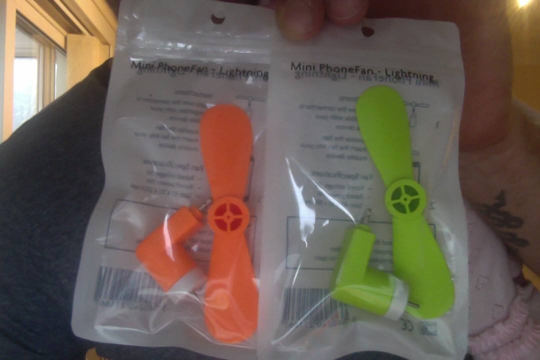 Phone-powered fans back in stock