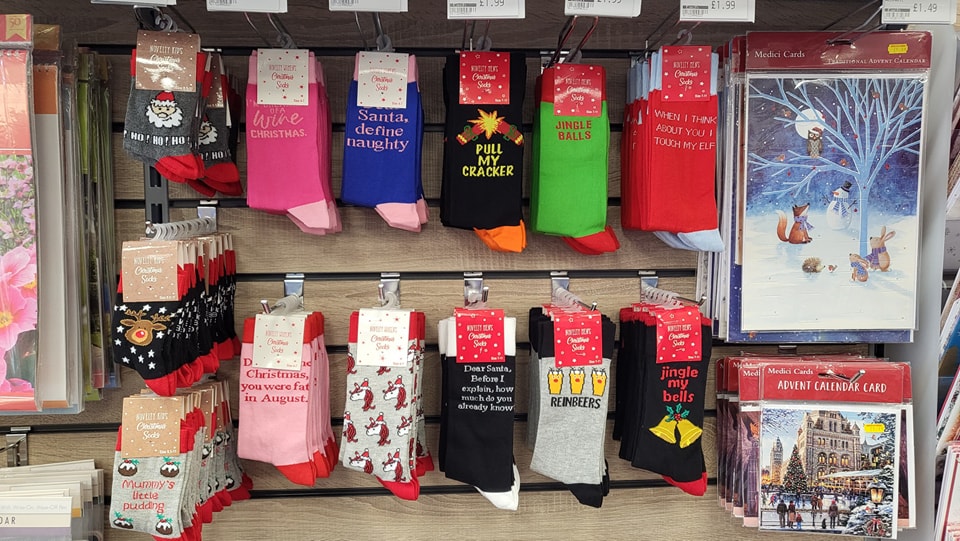 Christmas bargains: half-price socks and gifts