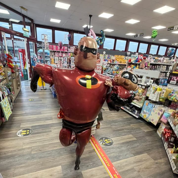 Mr. Incredible AirWalker Balloon in store now