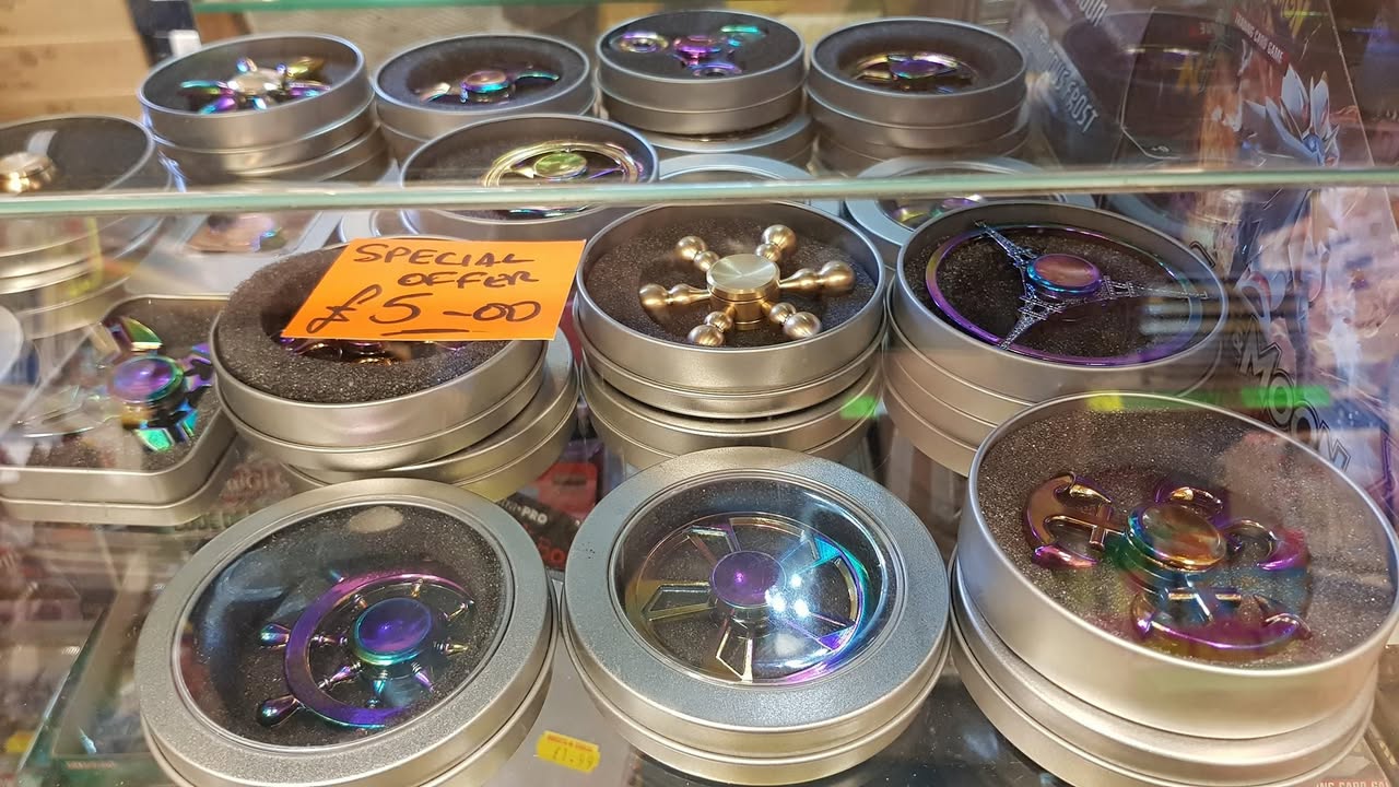 Fidget spinners at half price this week