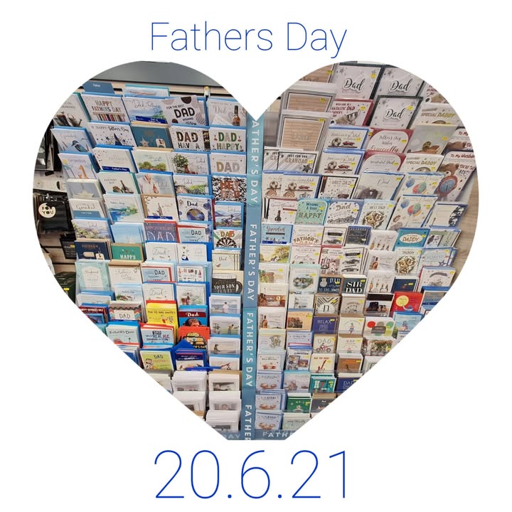 Father's Day gifts and cards in store now