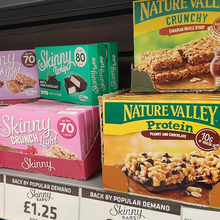Protein and snack bars now just £1.25