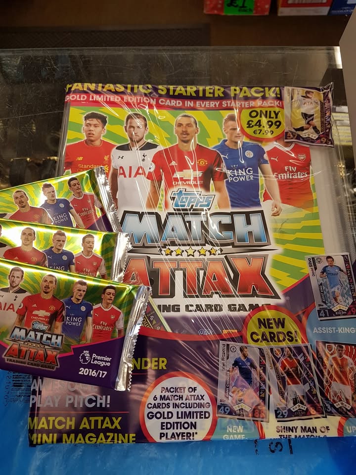 Match Attax folders and cards are back