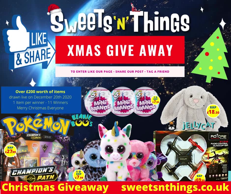 Christmas Giveaway: Pokémon, Jellycat and More
