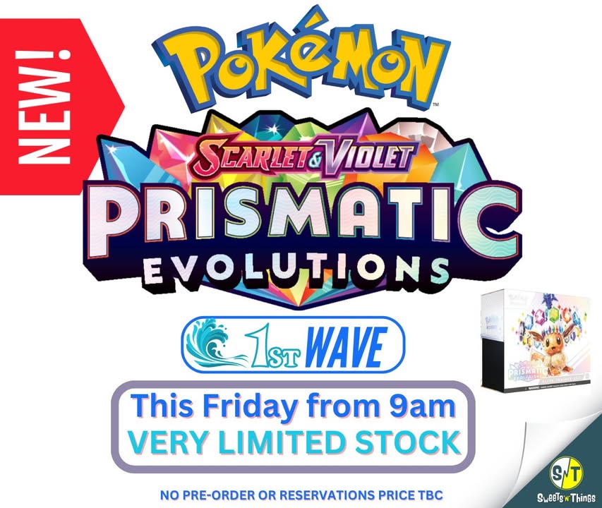 Pokémon Prismatic Evolution arrives Friday 9am