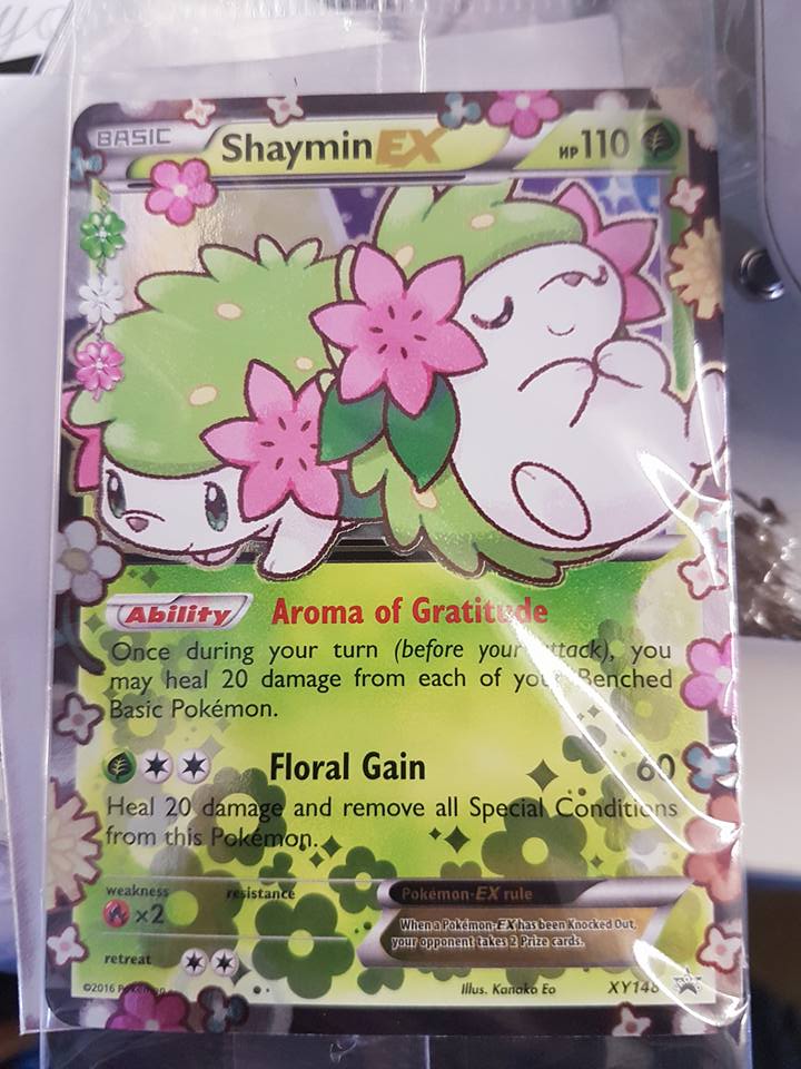Pokémon Shaymin EX card in stock