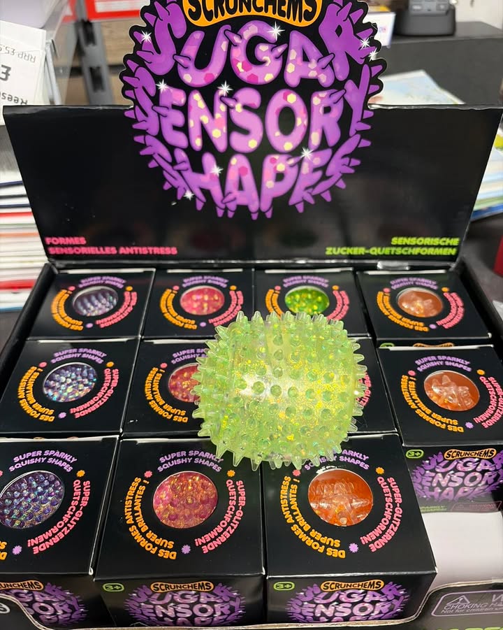 Super Sparkly Squishy Shapes Are Here