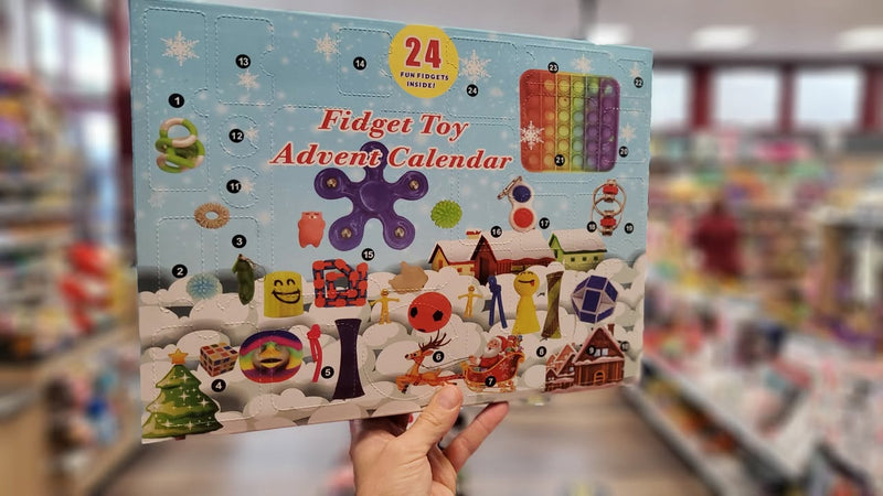 New stock in: fidget advent calendars and Poppets