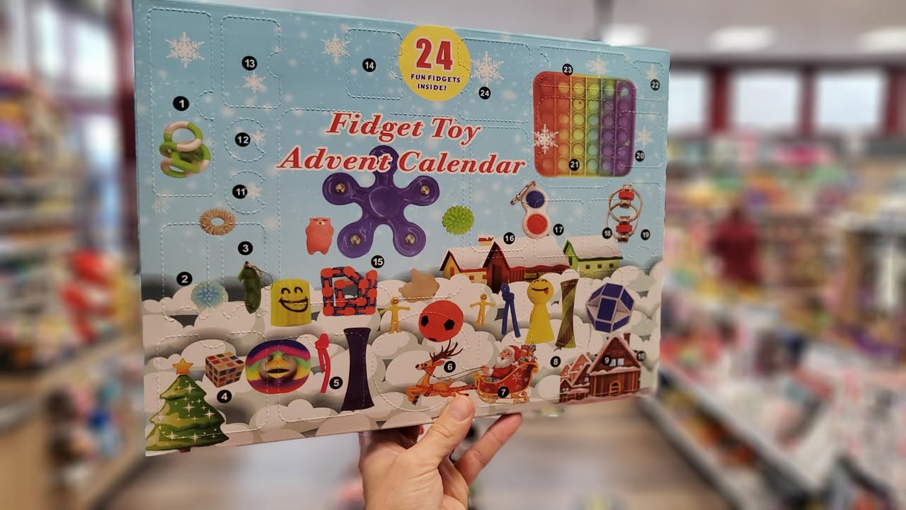 New stock in: fidget advent calendars and Poppets